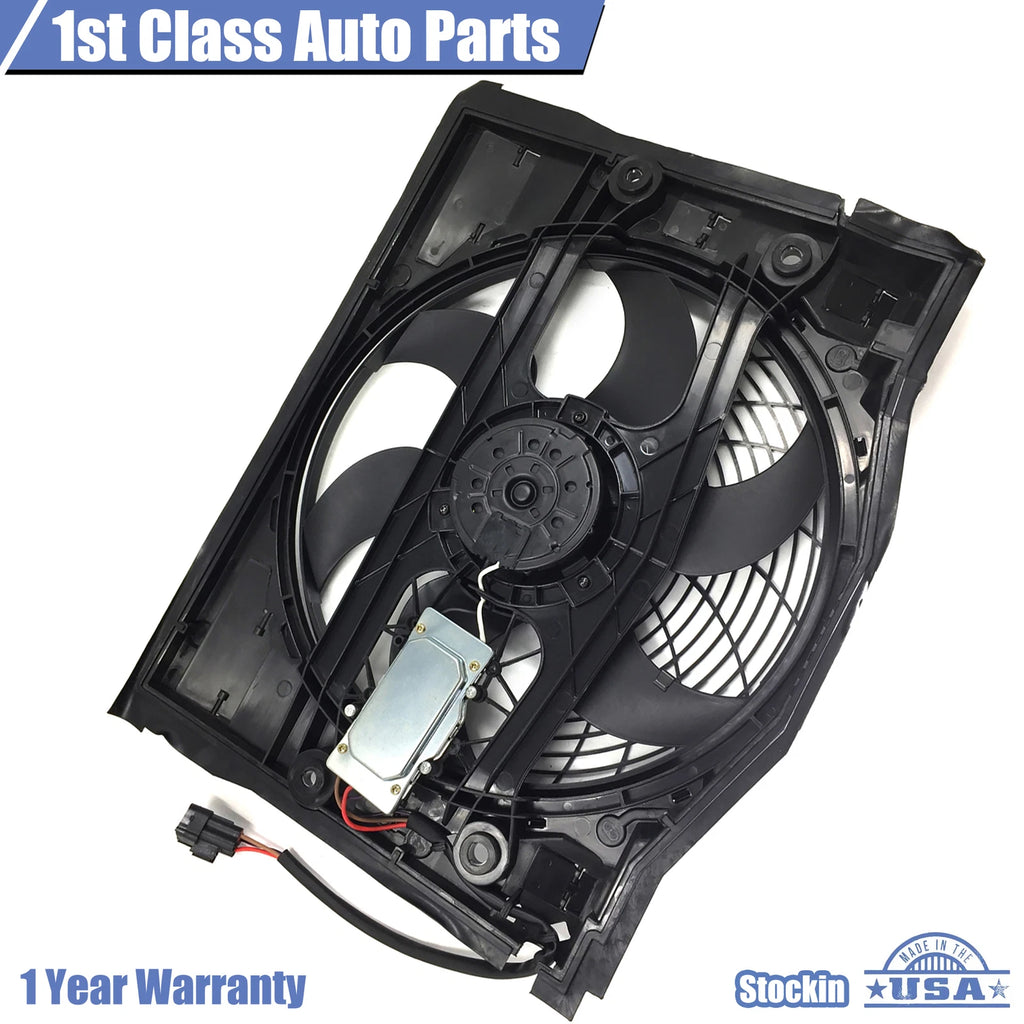 AC Condenser Cooling Fan for BMW 320i 323i 325i 328i 330i (1999–2006) 64546988913