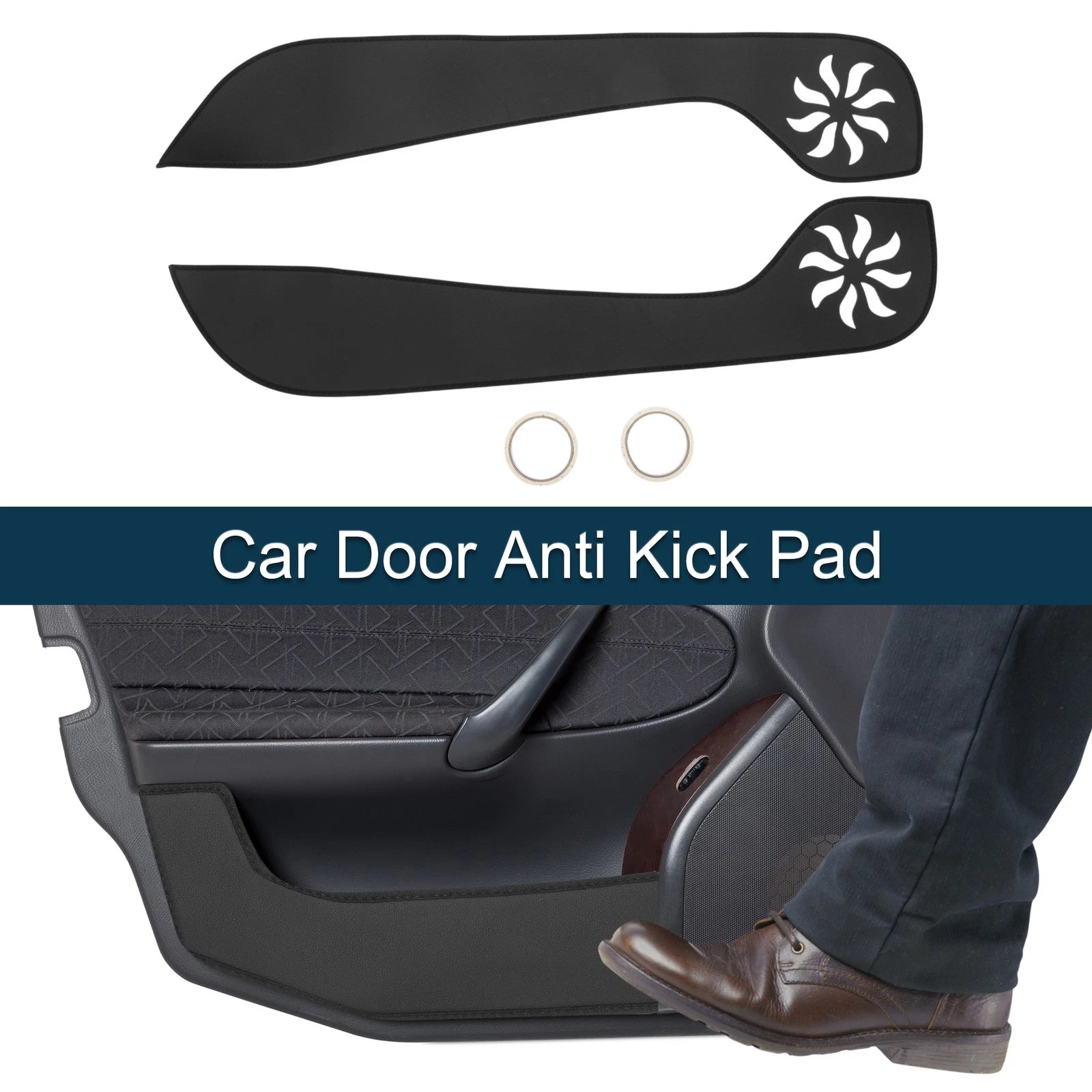 Set of 1 Car Door Anti Kick Pad Sticker Protector for Ford Mustang (2015)