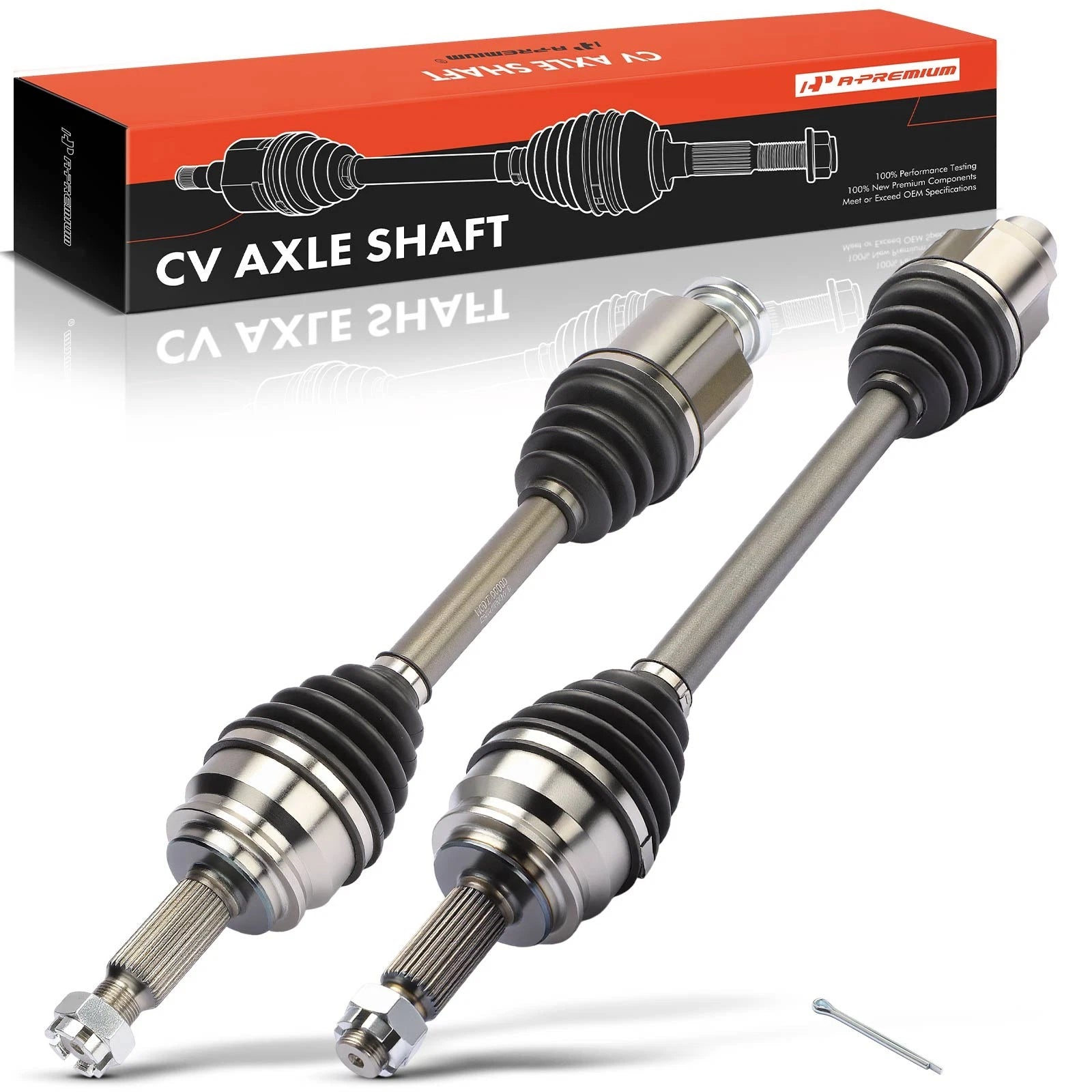 2X Front CV Axle Assembly for Mitsubishi Lancer (2009–2015)