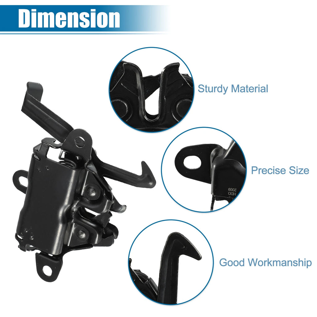 Hood Latch Lock for Toyota Camry (53510-AA070) (2018–2023) Black