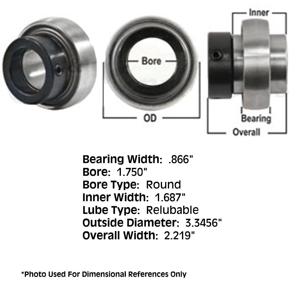 Cutter Head Bearing with Collar for John Deere 4400 (1990–1999)