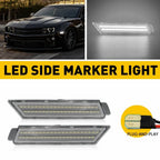White Front LED Signal Lamp Side Marker Light for Chevrolet Camaro (2010–2015) EXV