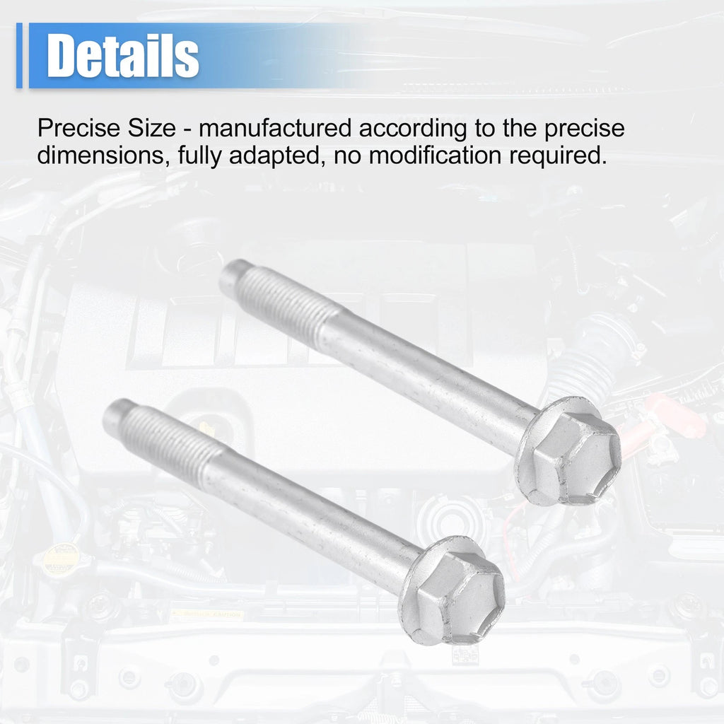 2X M12x1.5mm Pulley Tensioner Bolts for Toyota Corolla (1998–2008)