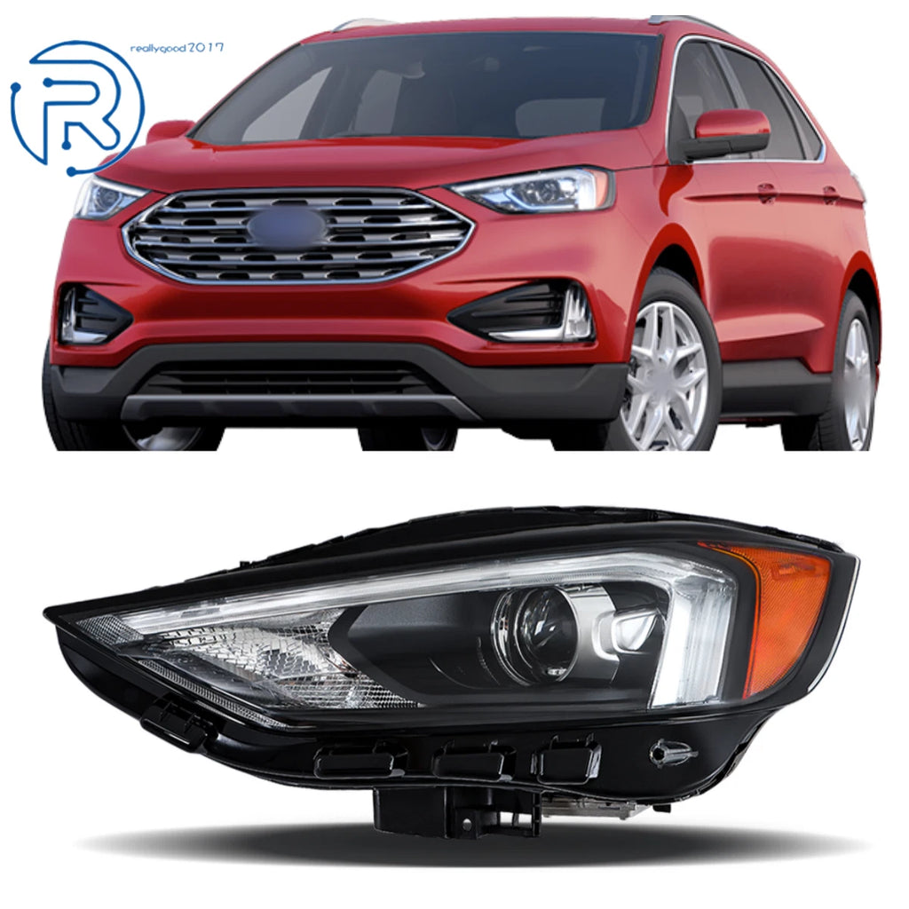 Left Headlight Assembly with LED DRL for Ford Edge (2019–2023)