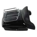 Chopped Trunk Backrest Top Rack for Harley Touring Street Road Glide (2014–2023)