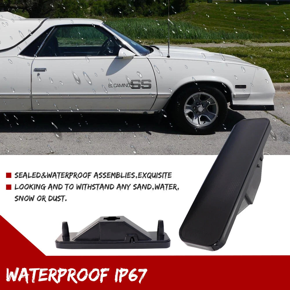 Smoked Front Side Marker Lights Housings Kit for El Camino & Caballero