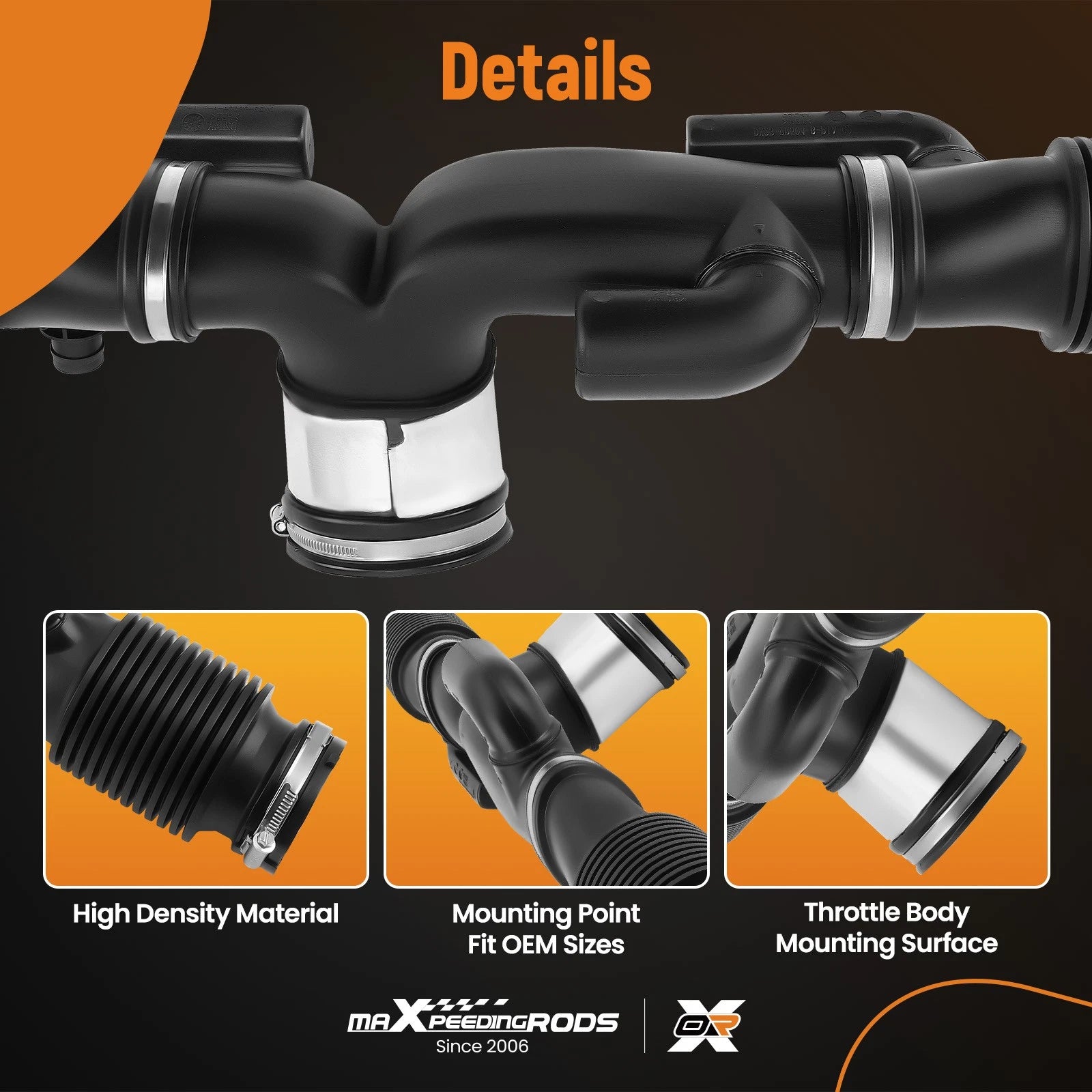Air Intake Hose Pipe for Jaguar XJ XJL 3.0L (2013–2019) RWD