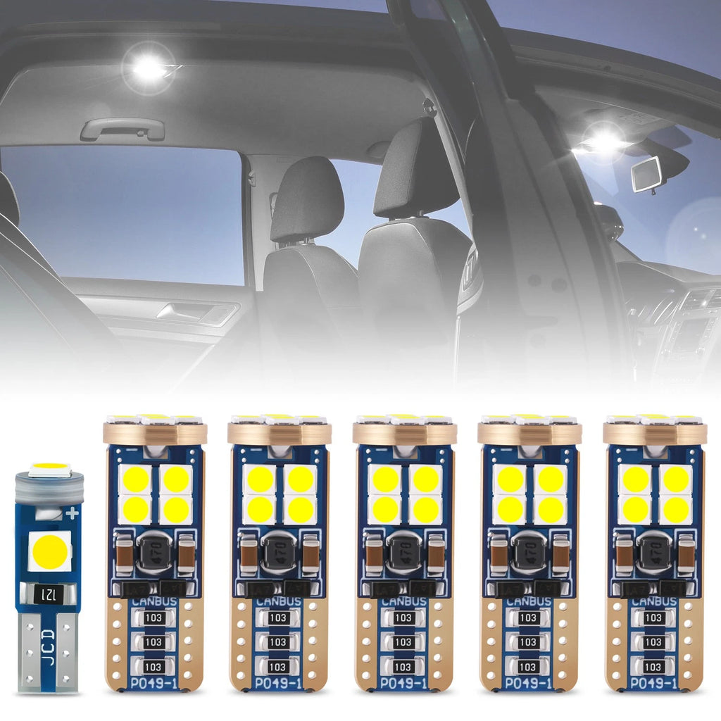 Set of 6 LED Interior Dome Glove Box Cargo Map Light Bulbs for Honda Passport (2019–2022)