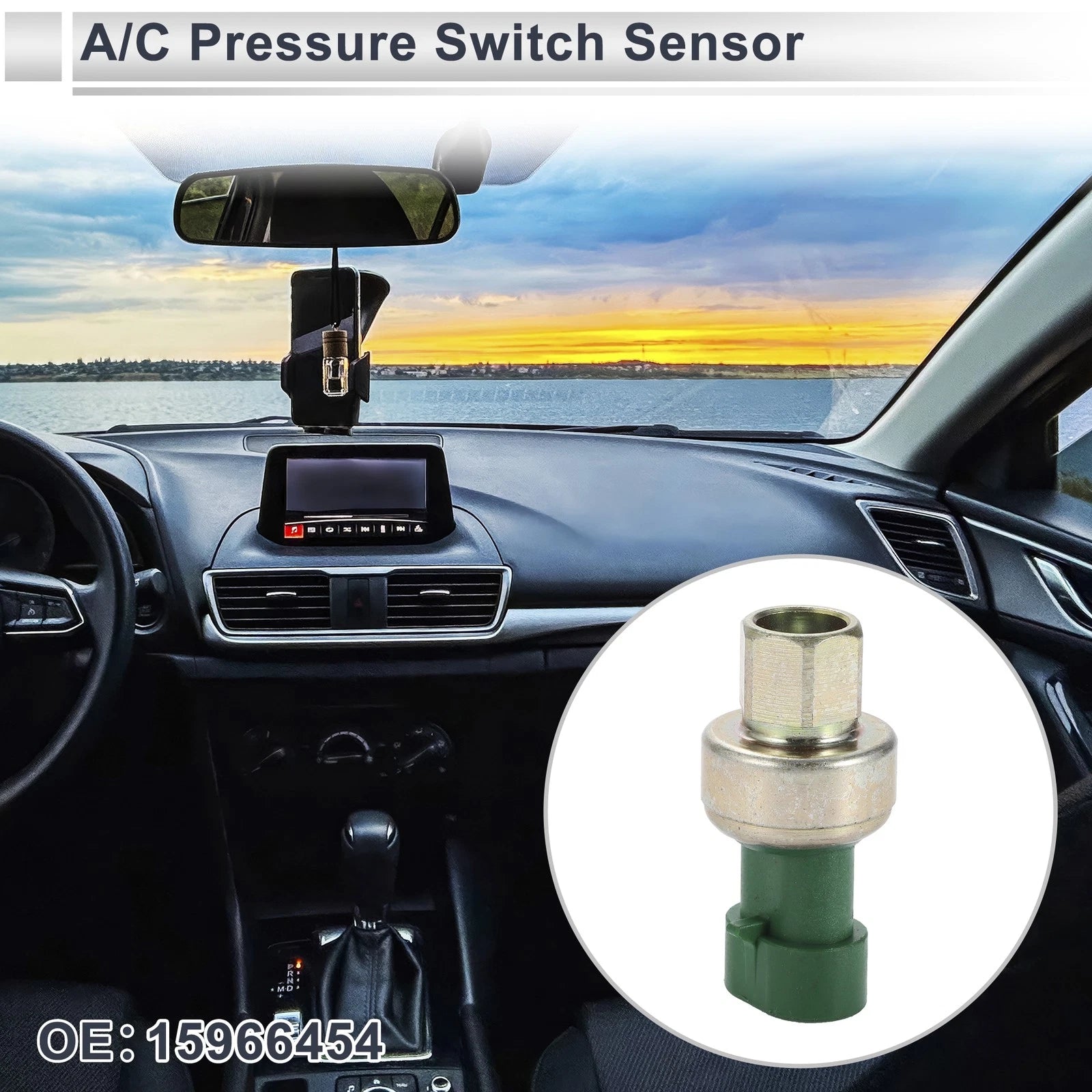 A/C Pressure Switch Sensor for Chevrolet Silverado 1500 (1999–2002) No. 15966454