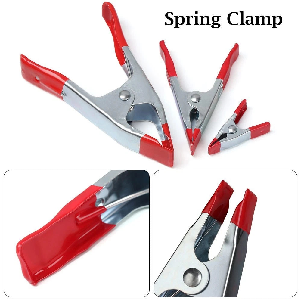 1X A-Shaped Clip Metal Spring Clamp for Woodworking Tools (2/4/6 Inch)