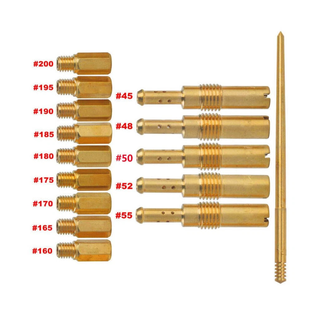 Carburetor Main Jet & Pilot Jet Needle for Keihin FCR PWK OKO CVK PWM
