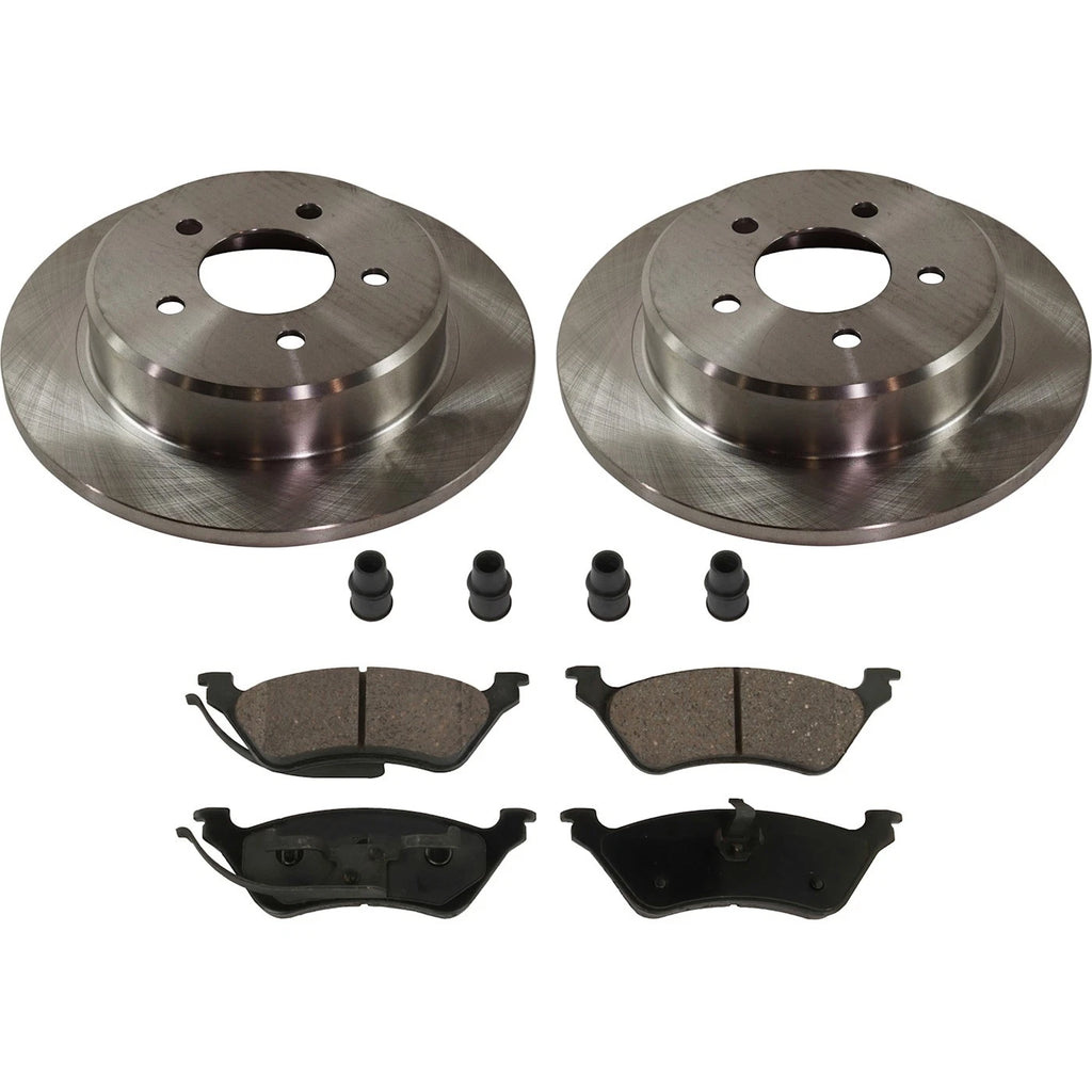 Brake Disc and Pad Kit for Dodge Grand Caravan (2001–2007)