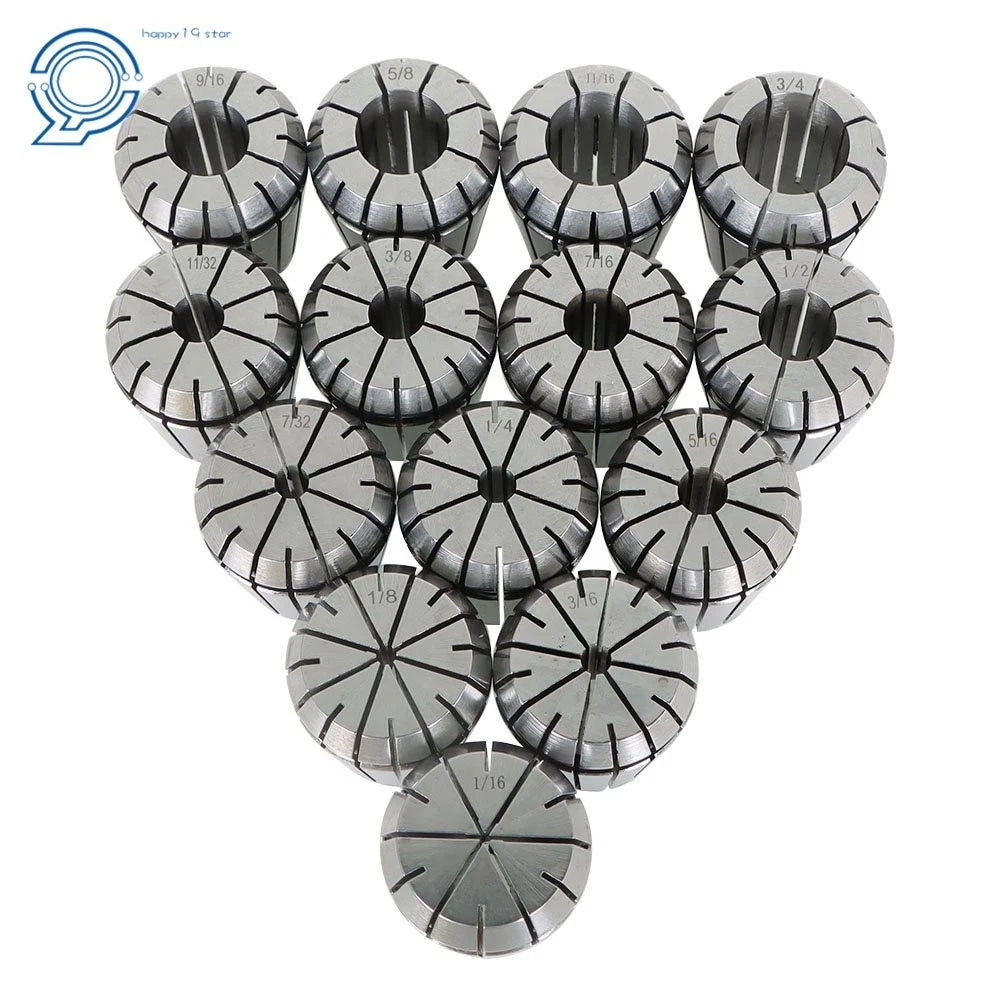 14 Pack ER32 Spring Collet Set for Milling Lathe Tool Engraving Machine