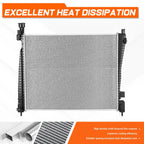 Aluminum Cooling Radiator for Dodge Durango/Jeep Grand Cherokee (2011–2021) DPI-13200