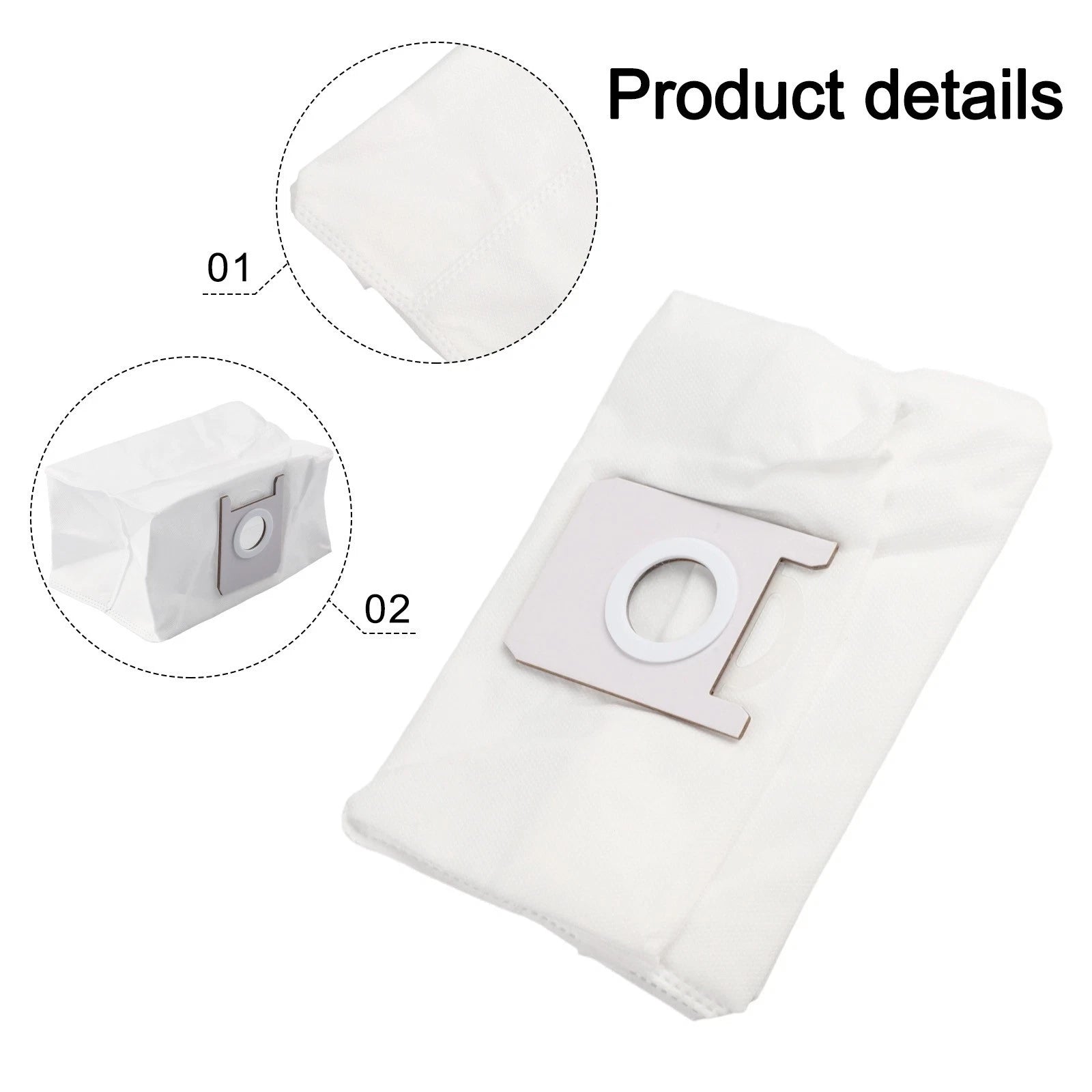 5X Eco Friendly Dust Collection Bags for Vacuums