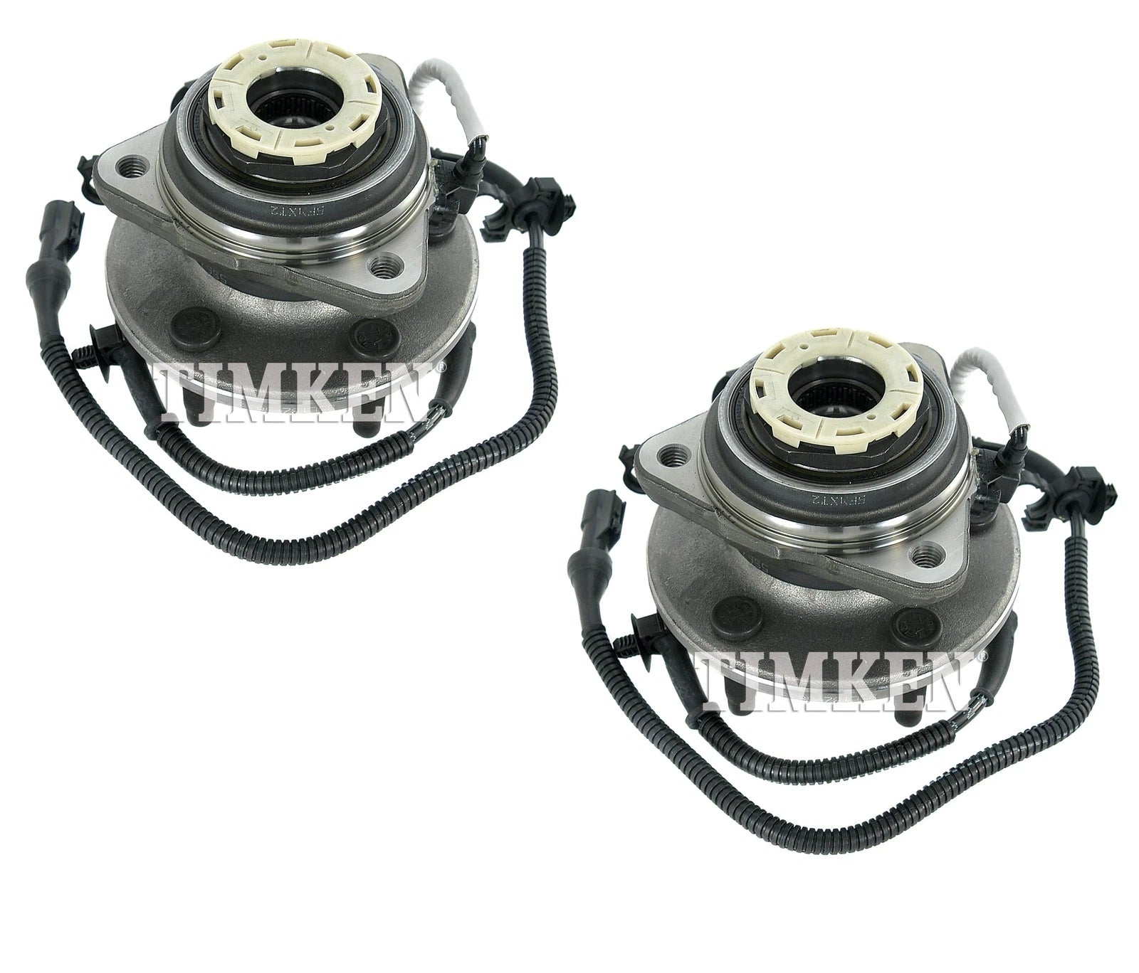 Set of 2 Front Timken Wheel Bearing & Hub Kit for Ford Mazda (4WD, ABS)