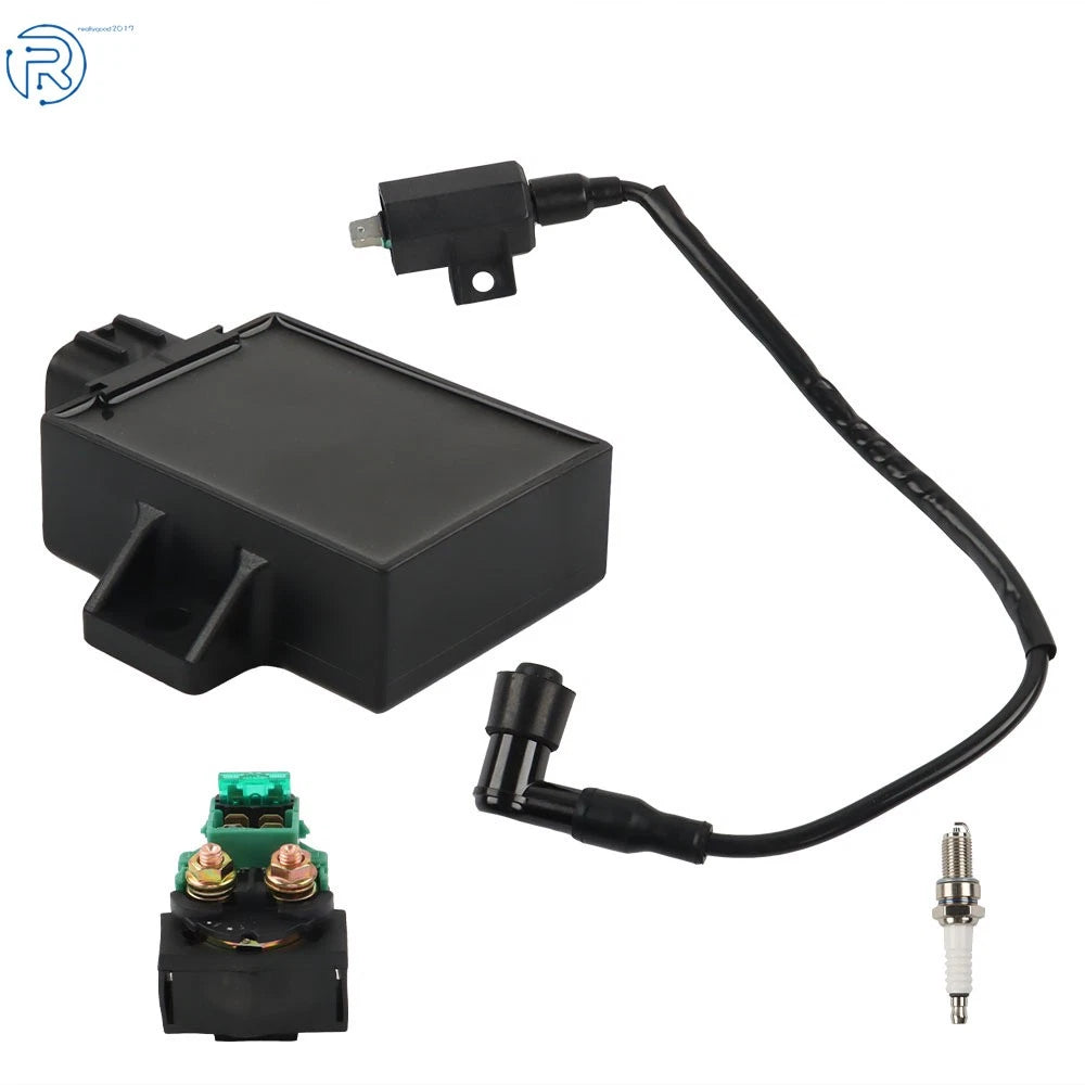 Ignition Coil CDI with Starter Solenoid Relay for Kawasaki Bayou 250 (2003–2011)