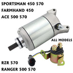 Starter for Polaris Farmhand 450 HD 2x4 (2017) with Relay