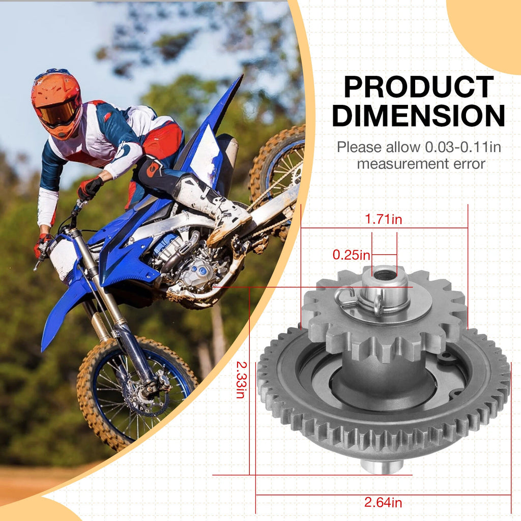 Starter Clutch Assembly for Yamaha YZ450F FX WR450F (2018–2023) BR9-15570-20-00