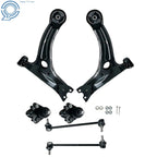 Set of 6 Front Lower Control Arms with Ball Joints for Toyota Corolla (2003–2008)