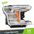 Headlight for Ford F150 (2018–2020) Passenger Side Halogen Replacement