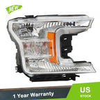 Headlight for Ford F150 (2018–2020) Passenger Side Halogen Replacement