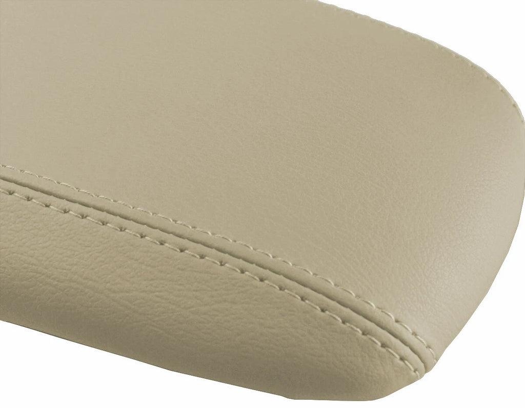Leather Console Lid Pull Over Cover for Ford Explorer (1995–2001) Beige