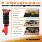 Coilovers Suspension 24-Way Damping for Mazda 3 & Speed 3 (2004-2013)