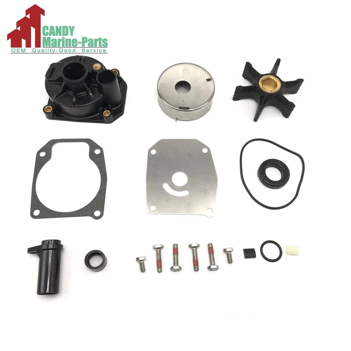 Water Pump Impeller Kit for Johnson Evinrude 60 65 70 75HP (438597, 432955, 18-3389)