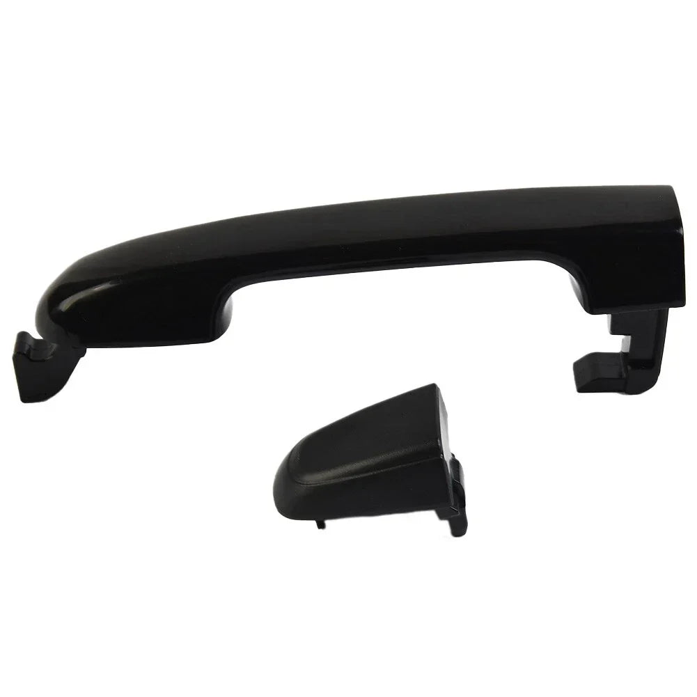 Outside Door Handle 1pc Black Plastic for Car