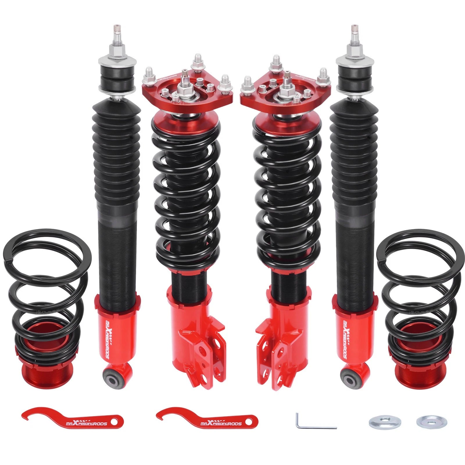 Full Assembly Coilover Shocks Absorbers for Ford Mustang 1994-2004 Adj. Damper