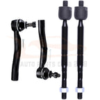 Set of 4 Front Steering Kit Tie Rod Ends for Toyota Yaris (2006–2008)