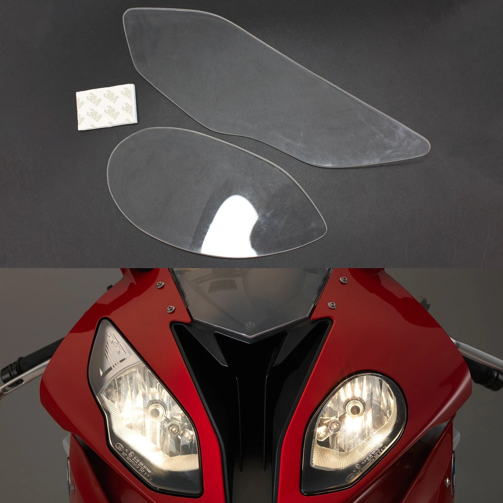 Front Headlight Lens Cover for BMW S1000RR (2015–2018)