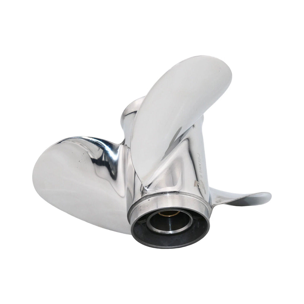 Stainless Steel Propeller 9.25x12 for Yamaha 9.9-20HP, Honda BF 8-20HP (1990–2023)