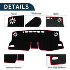Dashboard Cover Mat for Toyota GR Corolla GZ (2022–2024) Black Red