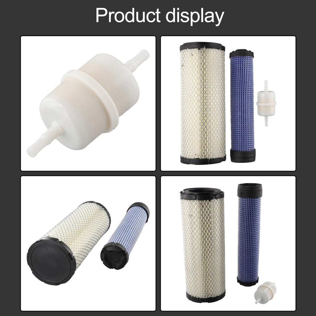 Set of 2 Outer Inner Air Filters for Engines (Fits 11013 7044, 11013 7045)
