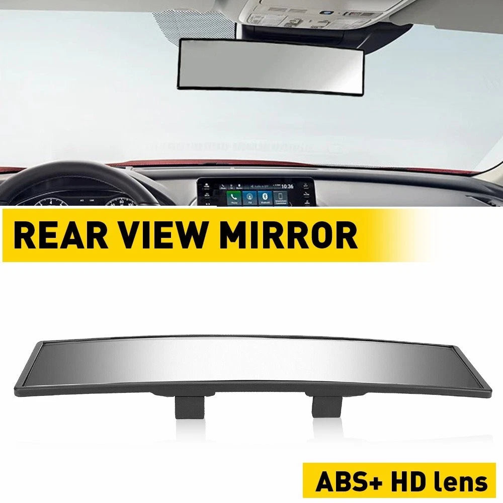 270MM Wide Convex Clip-On Rear View Mirror for Universal Fit