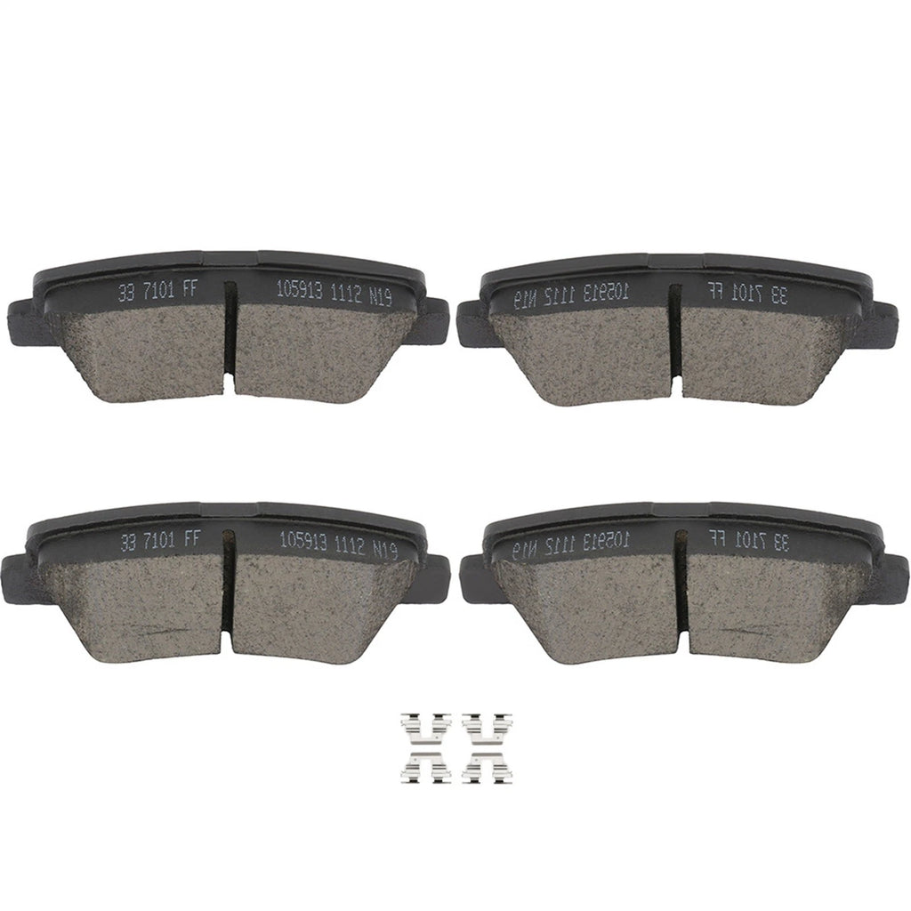 Rear Ceramic Brake Pads for Hyundai Azera Elantra (2010–2011) Kia Soul (2010–2013)