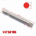 12 Point Screwdriver Bit M12 Magnetic 50mm Length