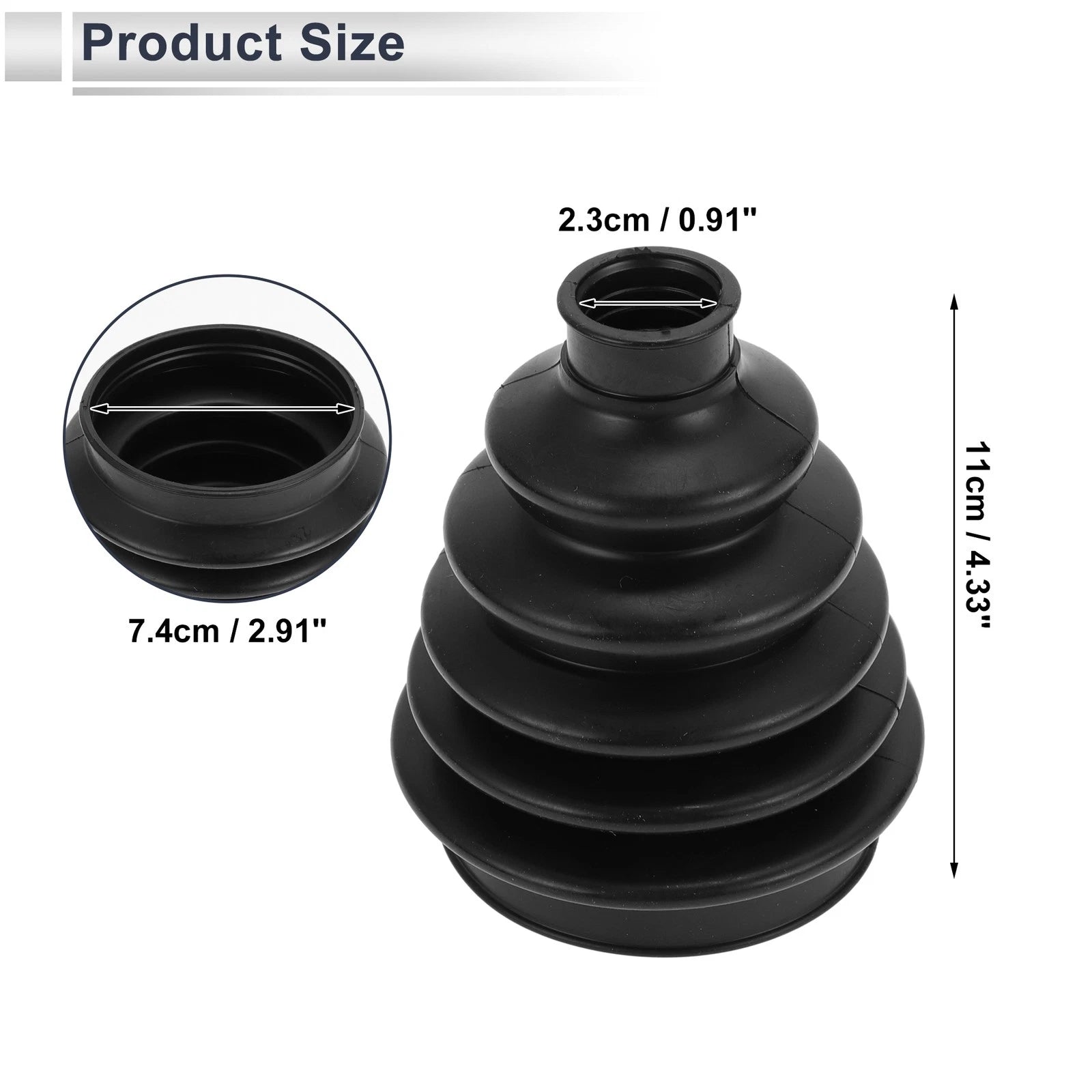 Outer CV Joint Boot Kit with Clamps for Subaru Crosstrek (2013) - 28396AG011