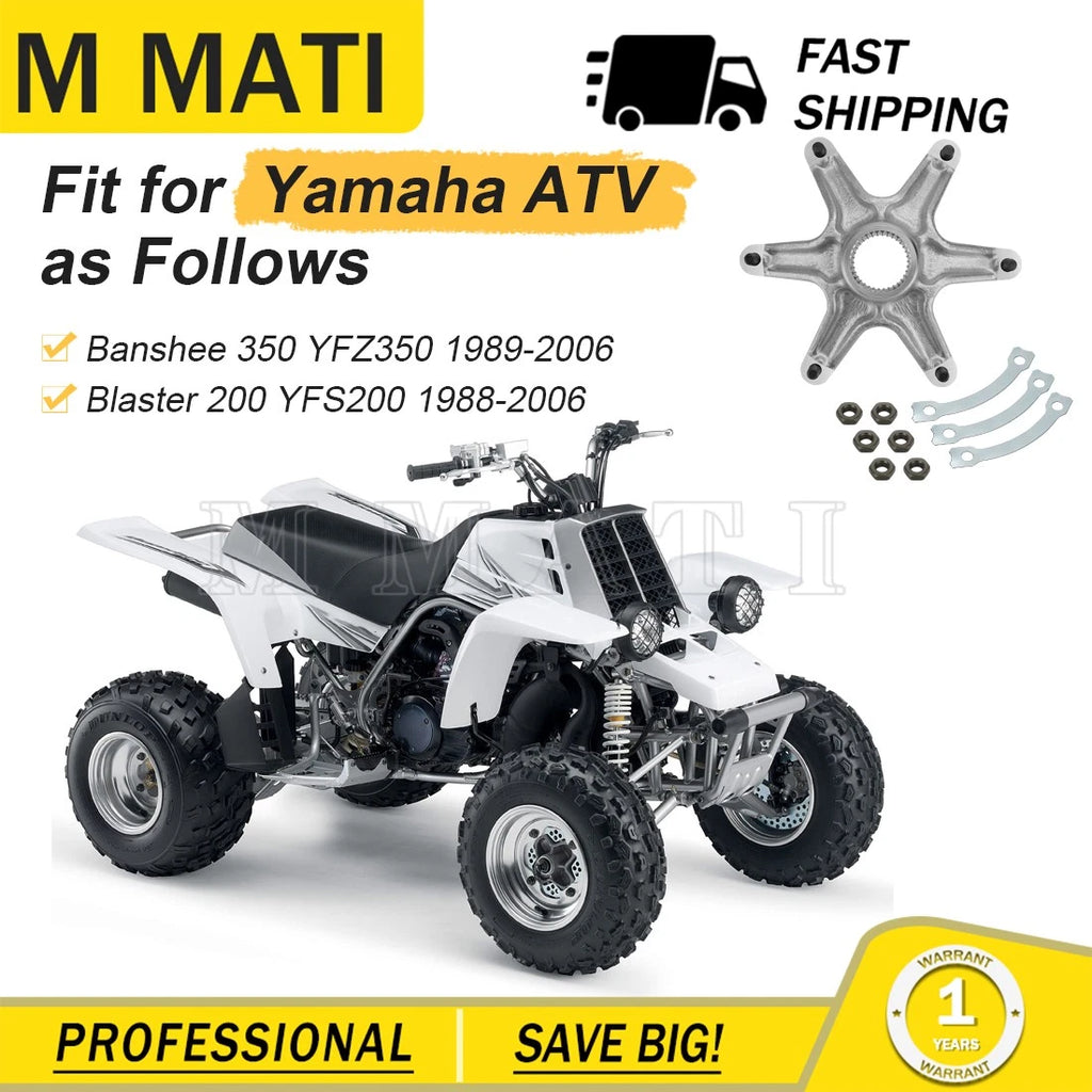 Rear Wheel Axle Collar Sprocket Hub for Yamaha Blaster YFS200 (1988–2006)