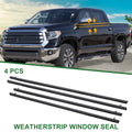 Set of 4 Weatherstrip Window Seals No.72450SNAA01/72410SNAA01 for Honda Civic (2006–2011)