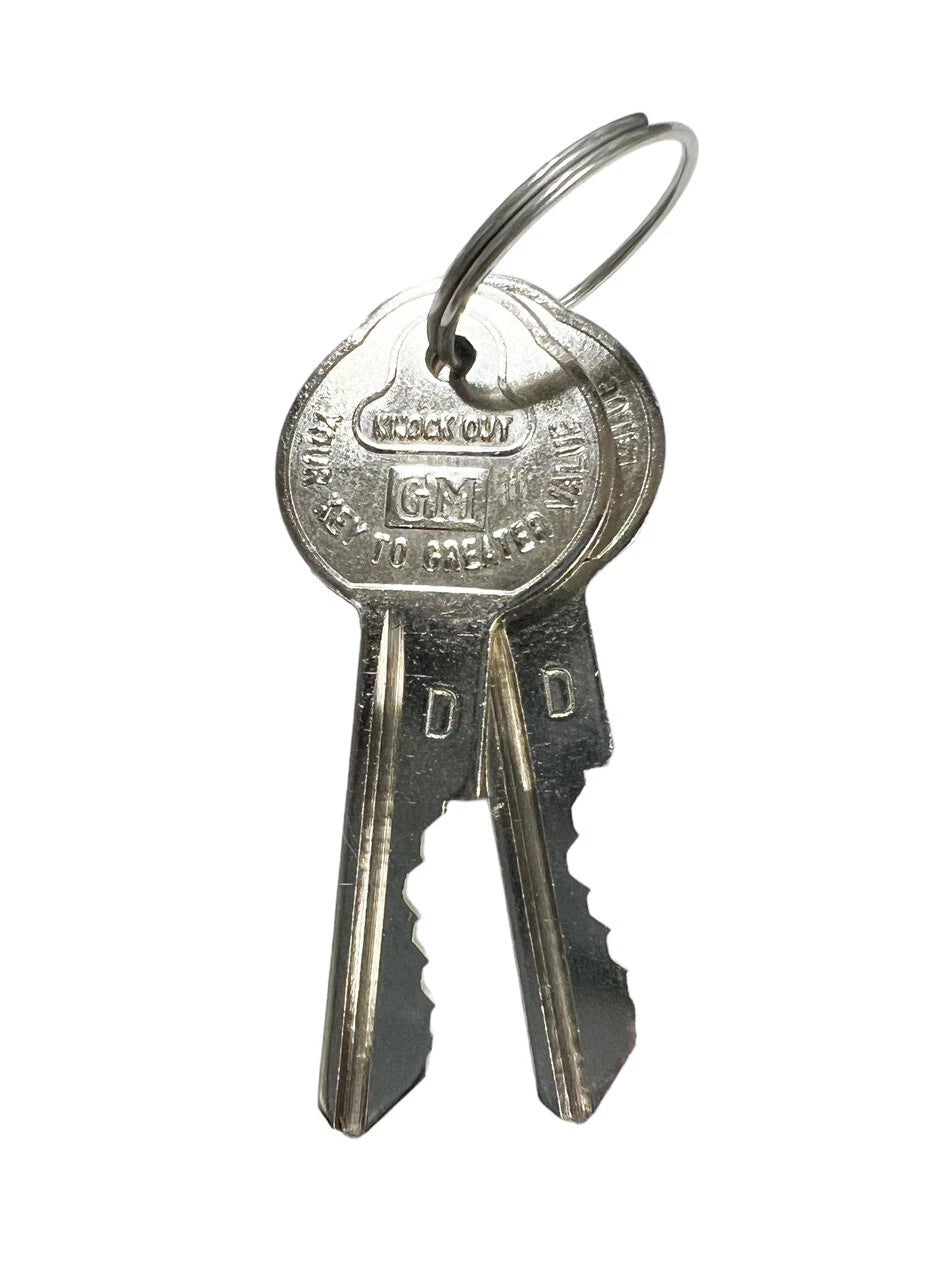 Door and Trunk Lock Set with Oval Keys for Buick Skylark (1964–1965)