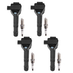 Set of 4 Ignition Coils & 4 Spark Plugs for Honda CR-V L4 2.4L (2015–2019) UF712