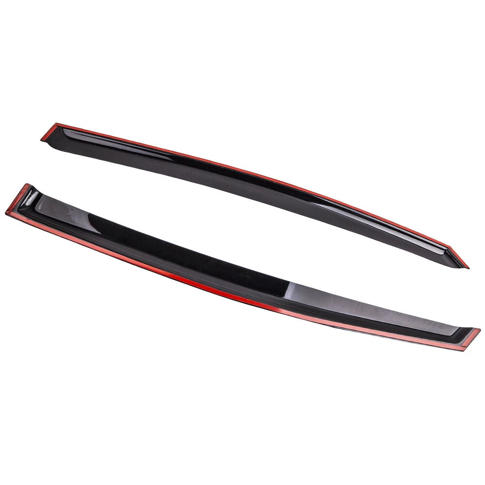 Set of 4 Smoke Window Visors for Hyundai Accent Sedan (2012-2017)