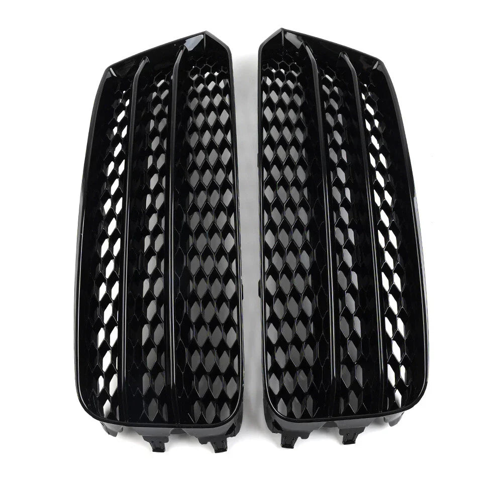 Open Mesh Honeycomb Front Bumper Grille Cover for Audi A1 (2014-2018)