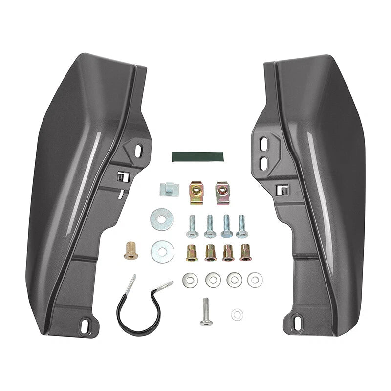 Mid Frame Deflectors for Harley Touring Street Glide (2009–Present) Charcoal Denim