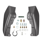 Mid Frame Deflectors for Harley Touring Street Glide (2009–Present) Charcoal Denim