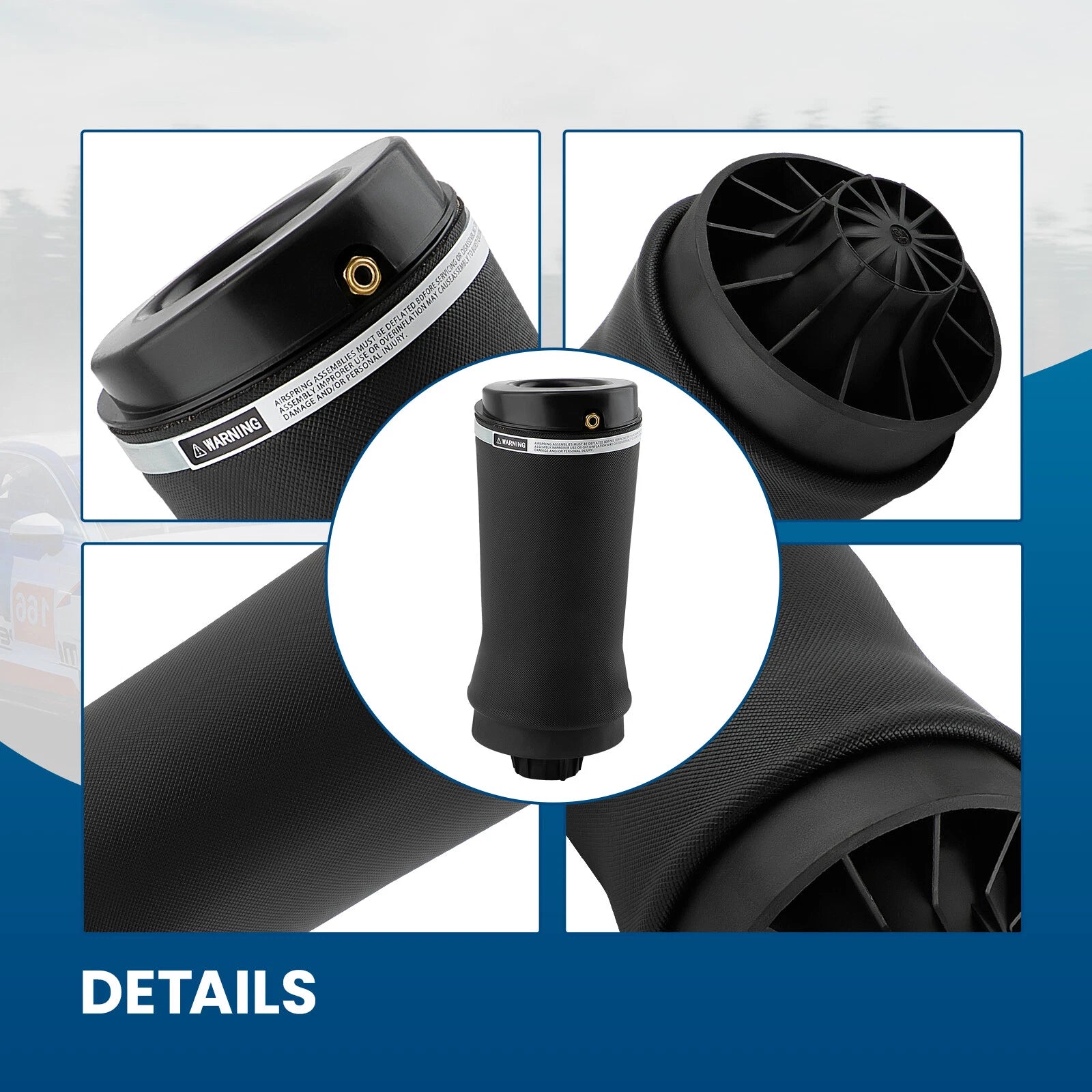 2X Rear Air Suspension Air Springs for Jeep Grand Cherokee (2011–2015)