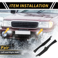 Pair Front Bumper Grille Headlight Filler for Toyota Tacoma (2005–2011) No. 5251204901